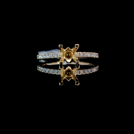 160003 - .25 ctw diamond semi mount