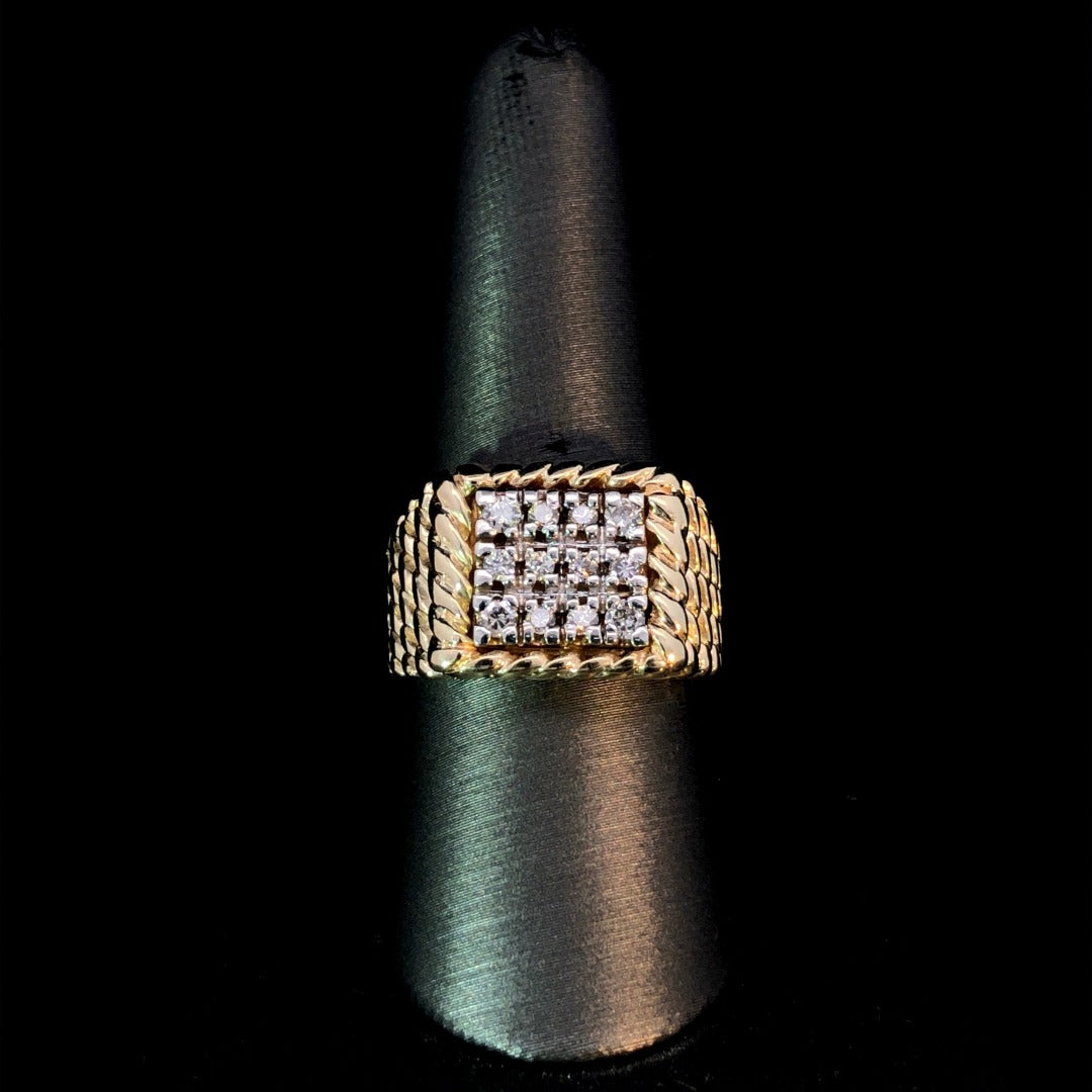 163553 - .38 ctw diamond ring