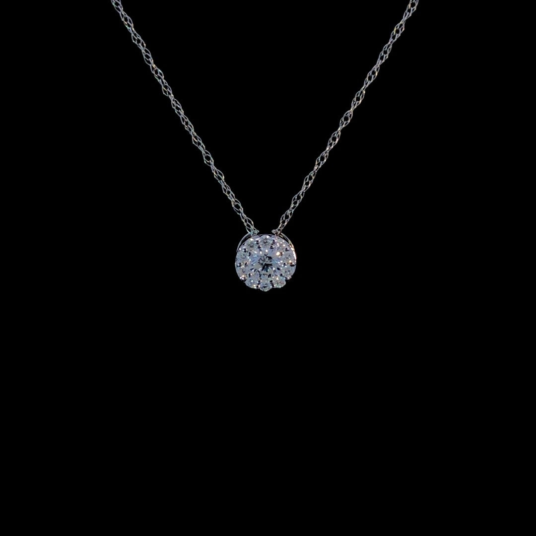 163594 - .25 ctw diamond pendant