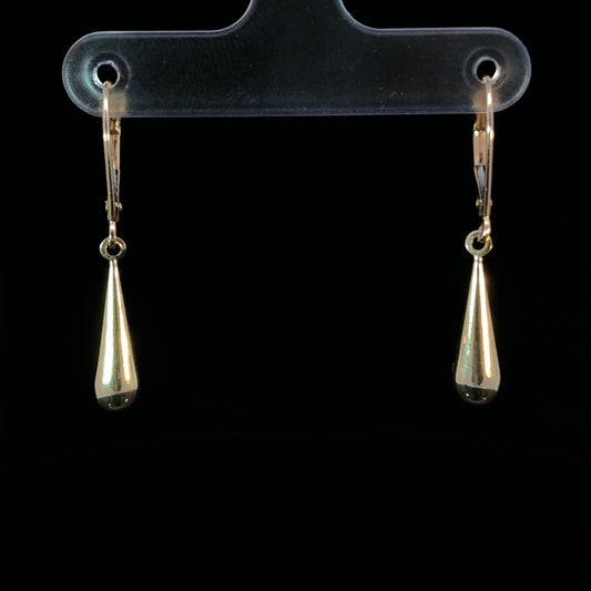 Gold earrings