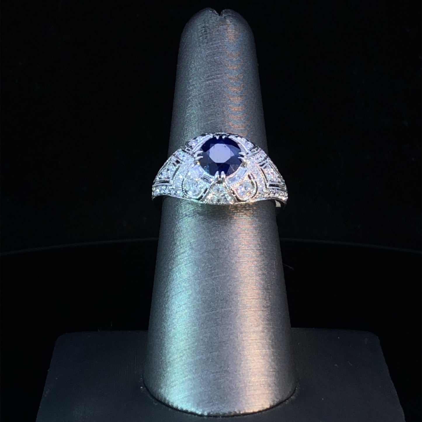 157677 - 2.45 ctw sapphire and diamond ring