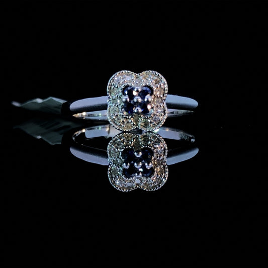 148162 - .20 ctw sapphire and diamond ring
