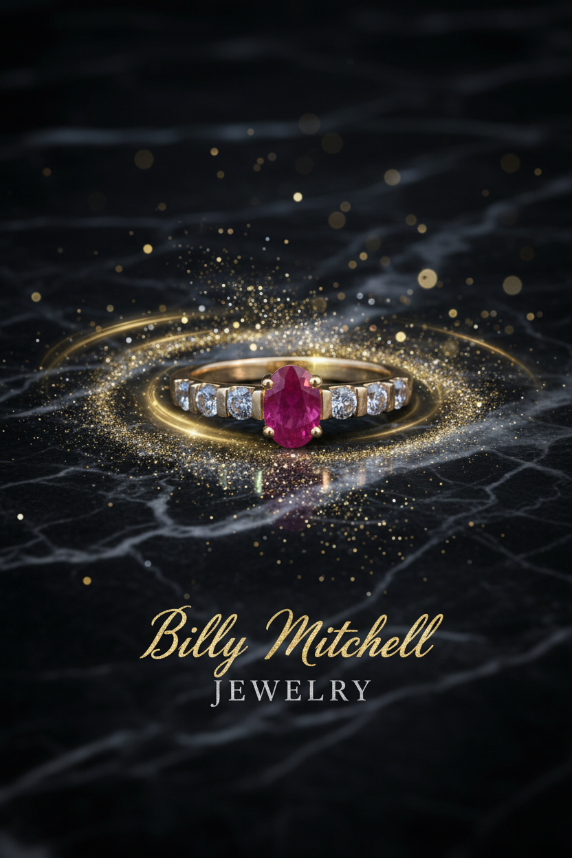156634 - .85 ctw ruby and diamond ring