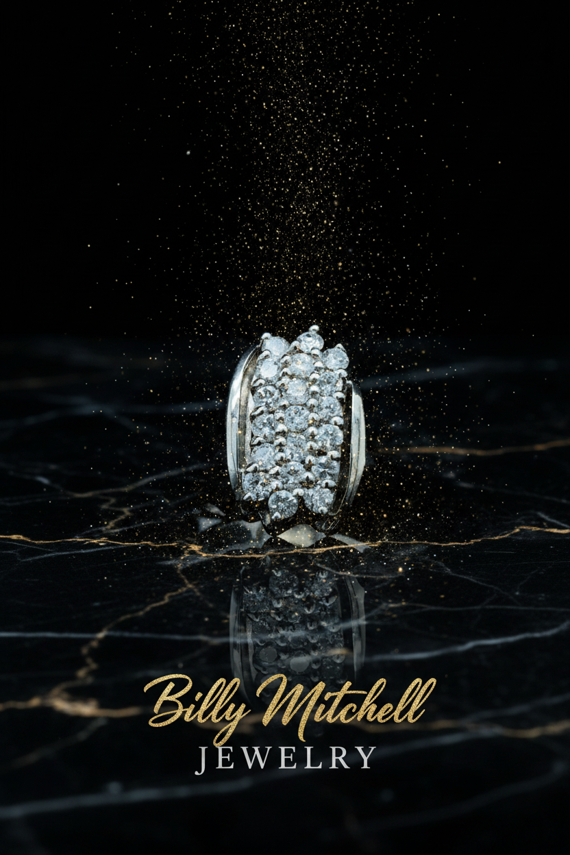 104156 - 1.00 ctw diamond waterfall ring