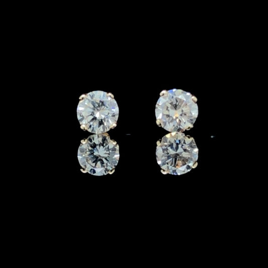 158091 - .25 ctw diamond earrings