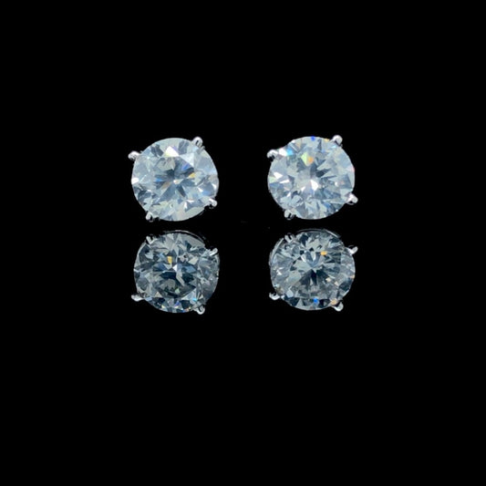 1.46 ctw diamond studs