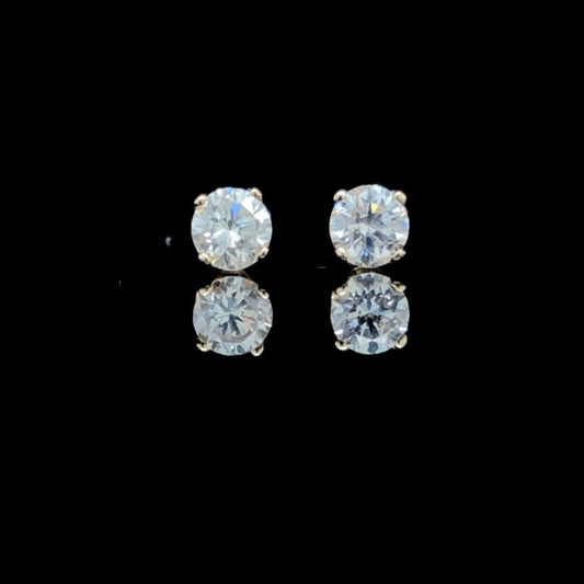 158090 - .25 ctw diamond earrings