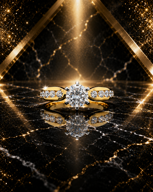 111261 - .77 ctw round diamond ring