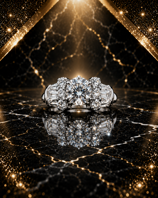 112720 - .75 ctw round diamond ring