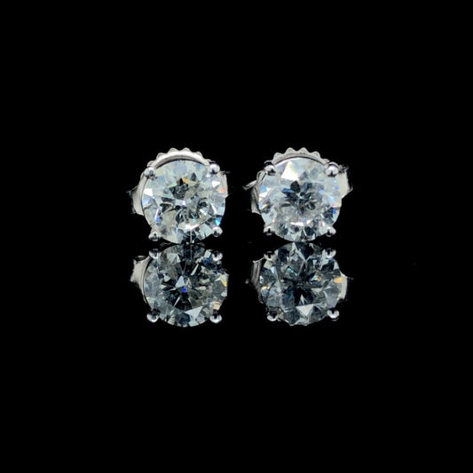 1.51 ctw diamond studs