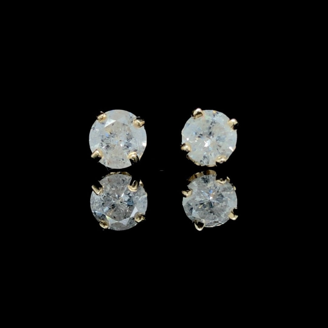 1.15 ctw diamond studs