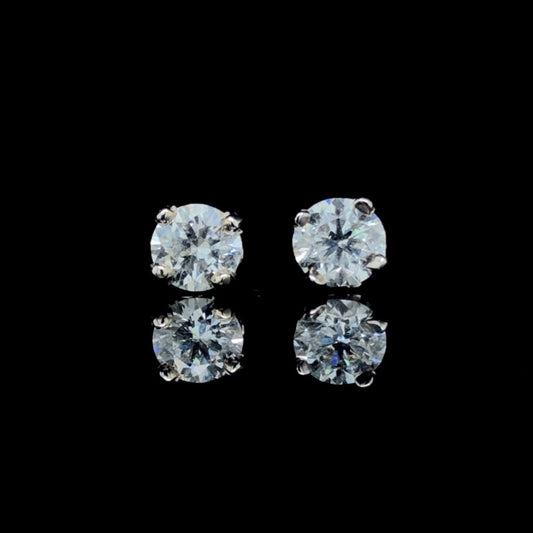 1.08 ctw diamond studs