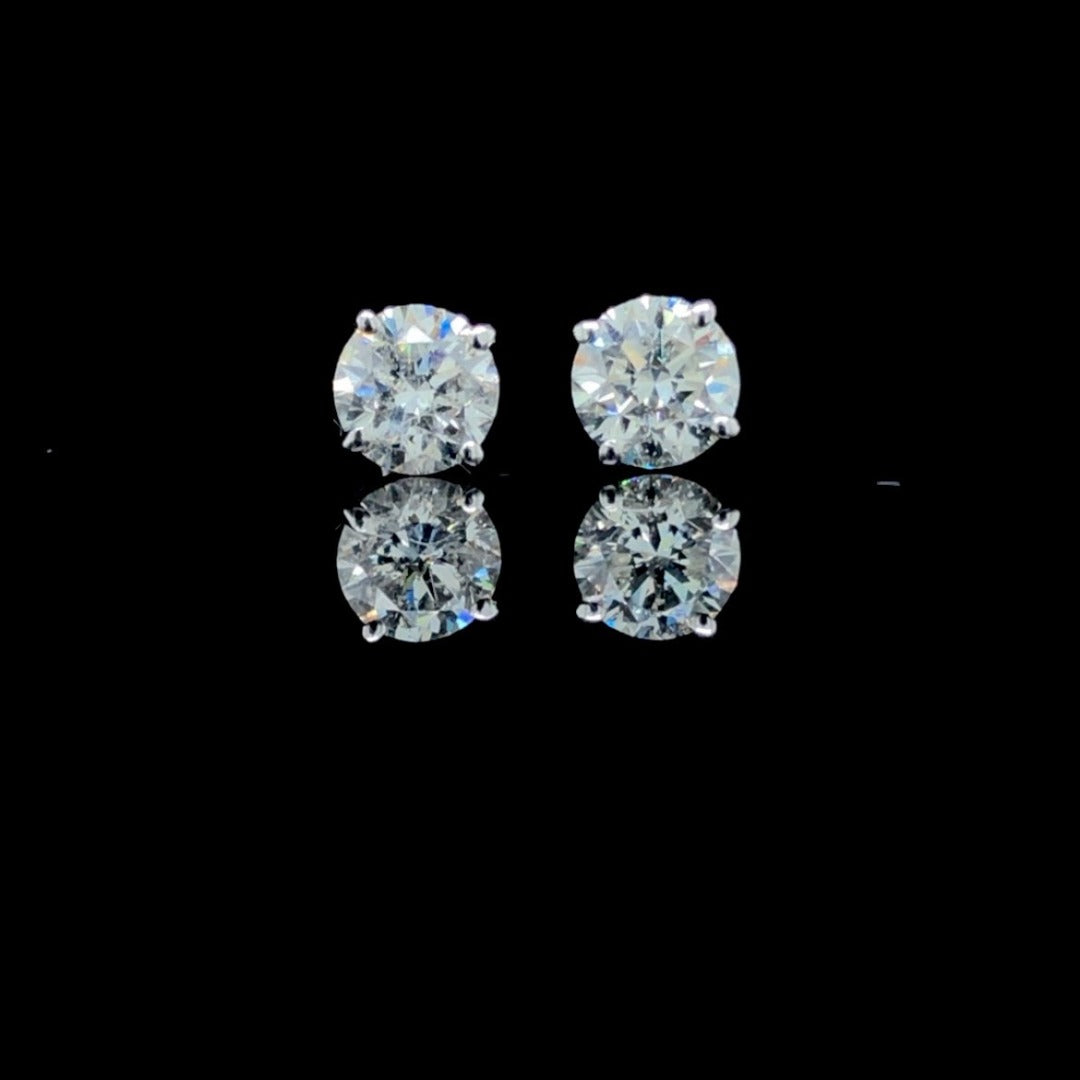 .96 ctw diamond studs