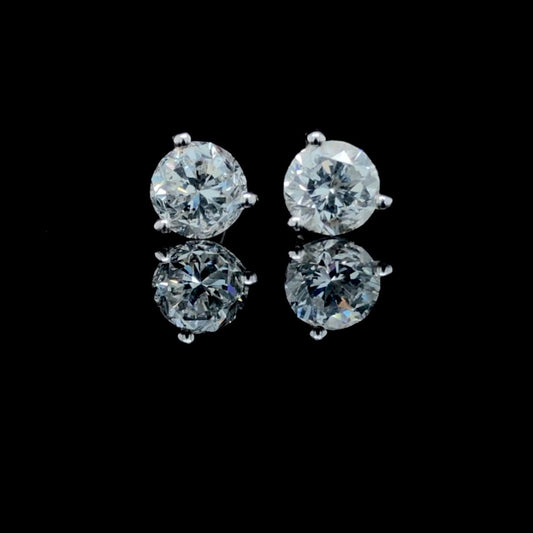 1.82 ctw diamond studs