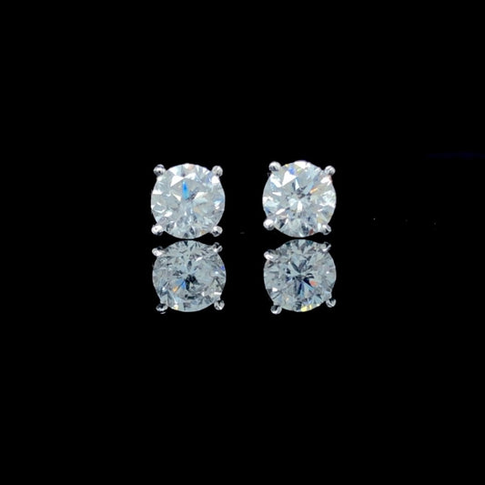 159721 - .97 ctw diamond earrings