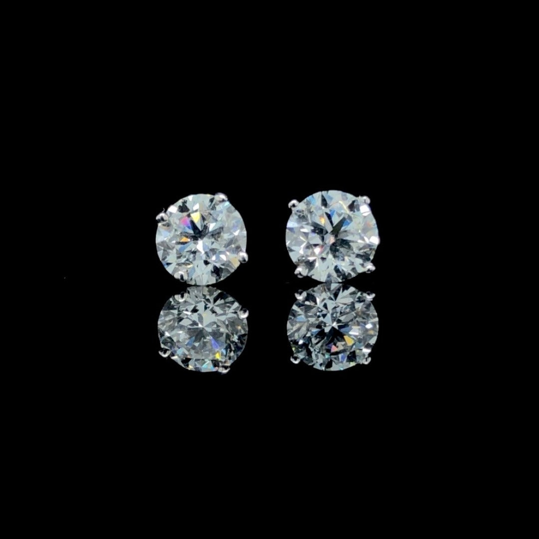 1.43 ctw diamond earrings