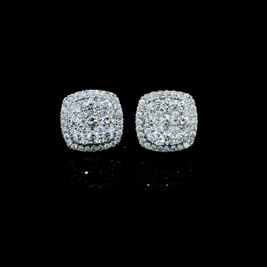 .97 ctw diamond earrings