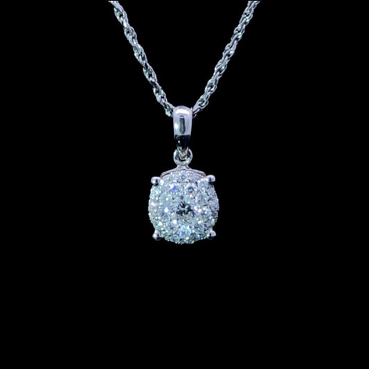 159516 - .40 ctw diamond pendant