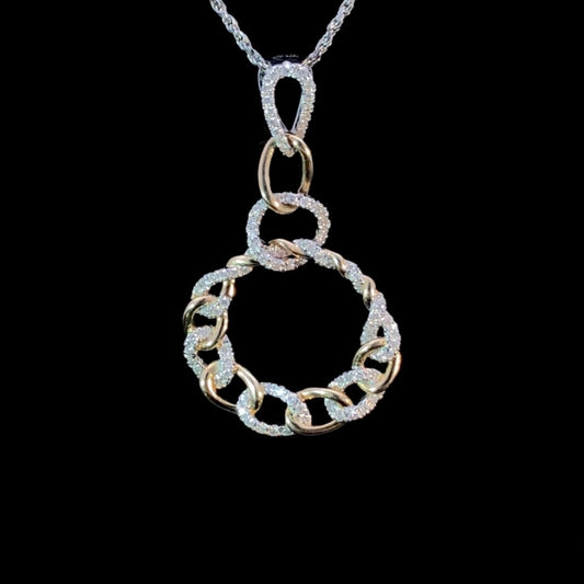 160729 - .45 ctw diamond pendant