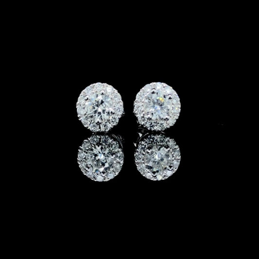 154501 - .49 ctw diamond earrings