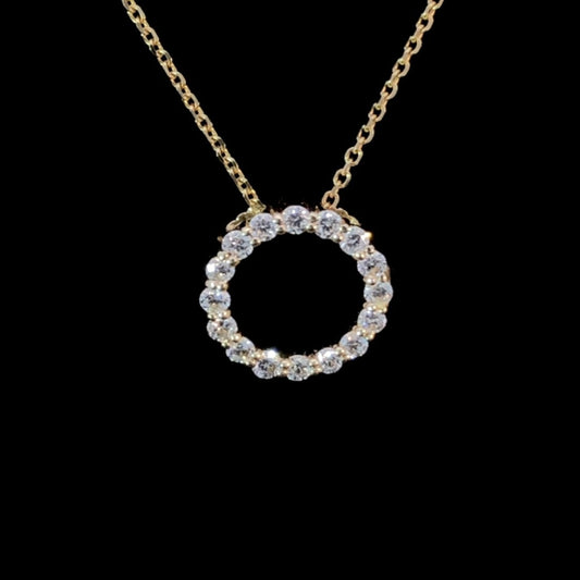 160644 - .50 ctw diamond pendant