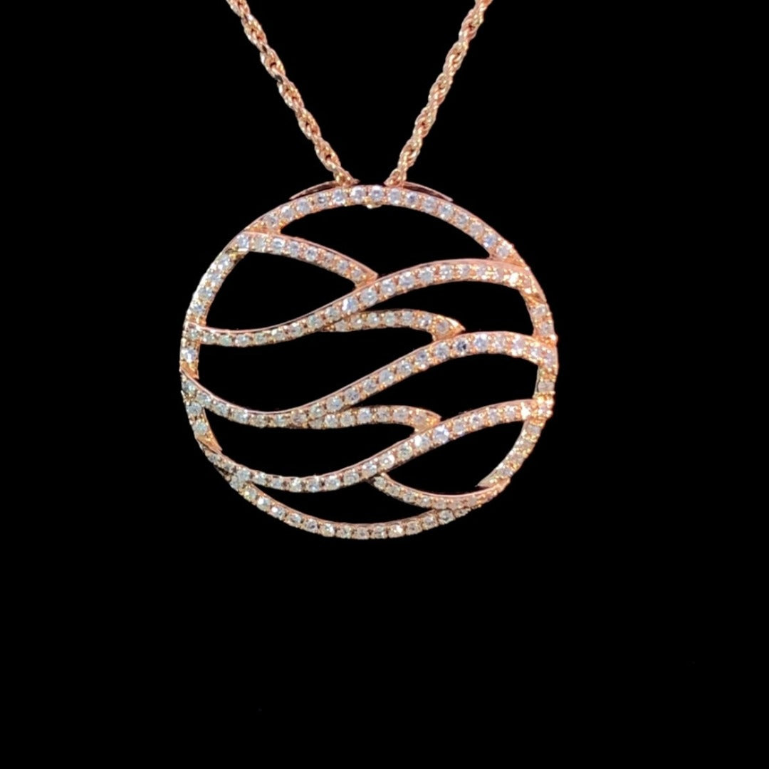 160437 - .54 ctw diamond pendant