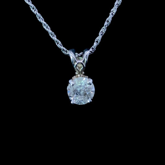 159481 - .91 ct diamond pendant