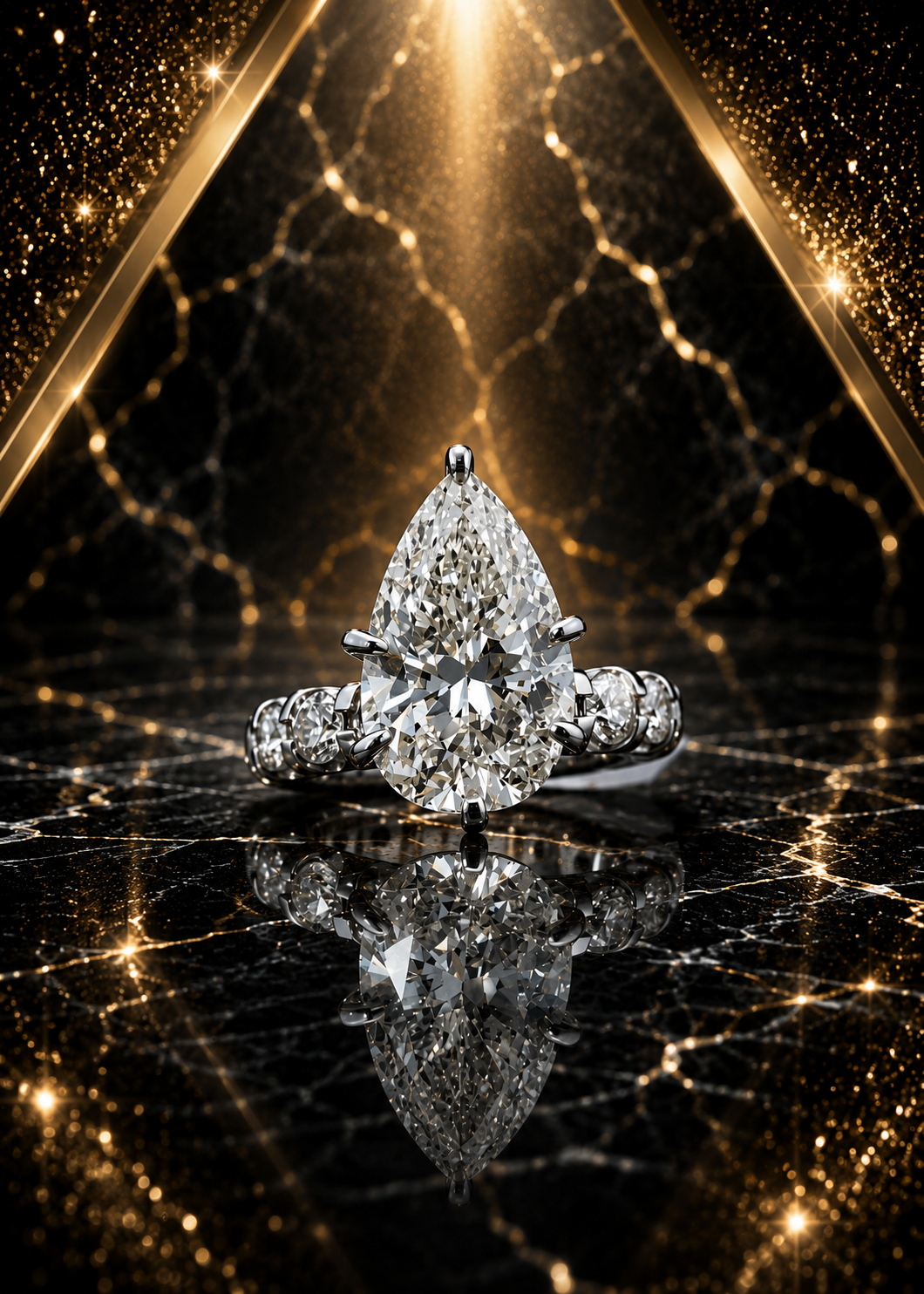 160510 - 9.78 ctw diamond ring