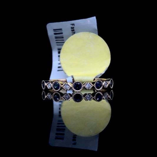 157699 - .27 ctw Sapphire and diamond band