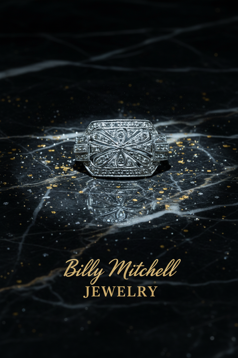 143758 - .28 ctw diamond filigree ring