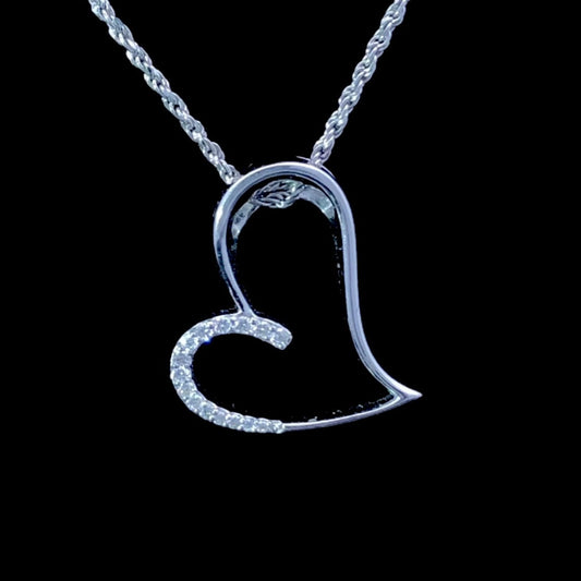 154538 - .09 ctw diamond pendant