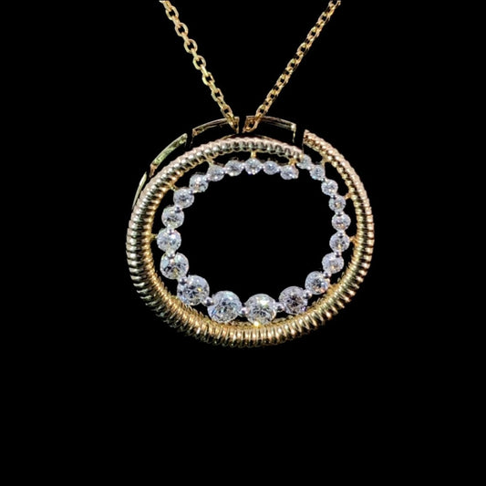 160730 - .92 ctw diamond pendant