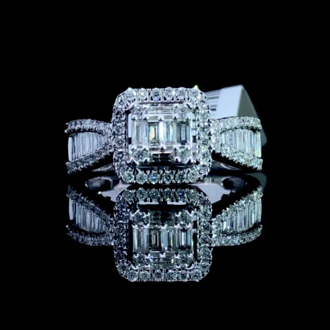 161702 - .78 ctw diamond ring