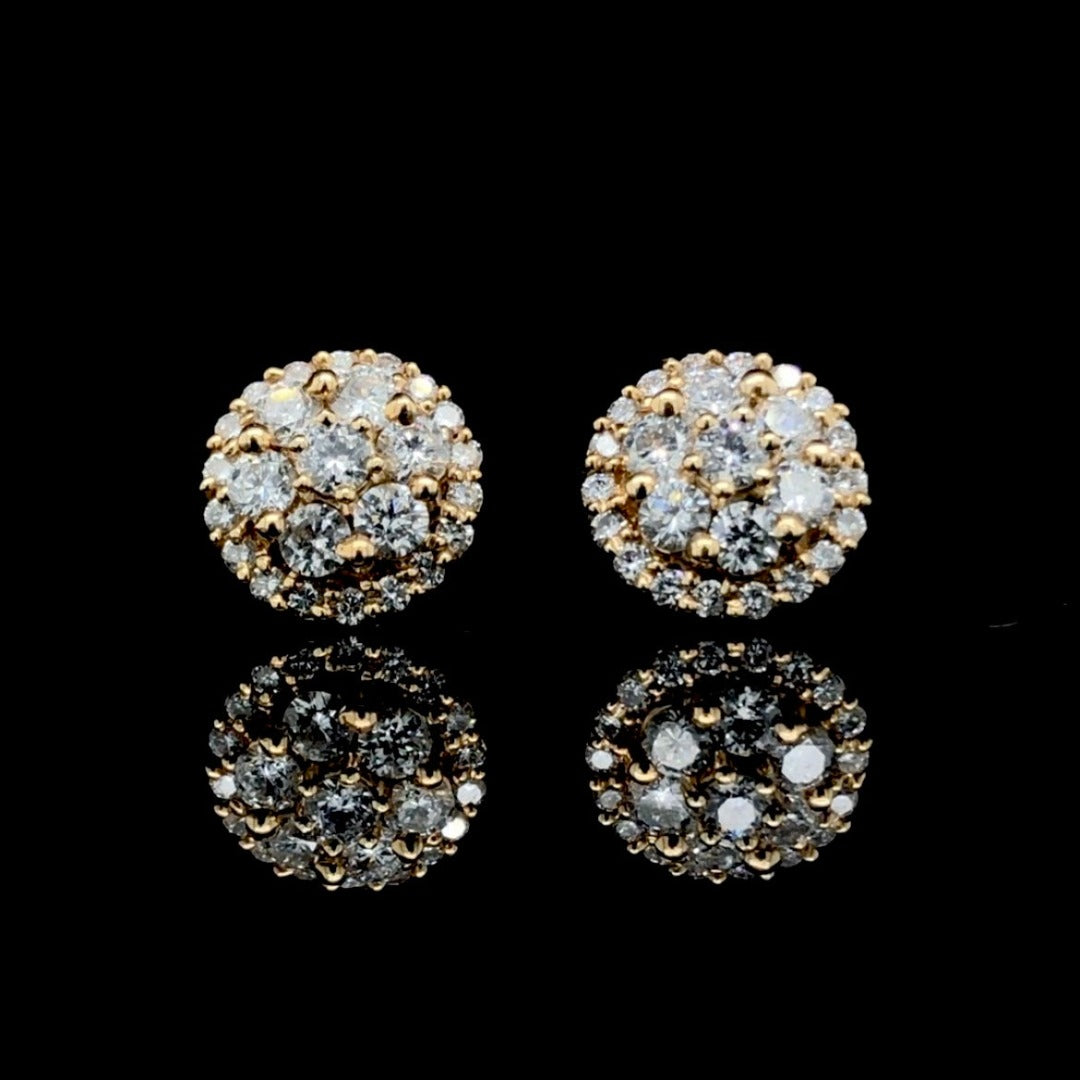 1.00 ctw diamond earrings