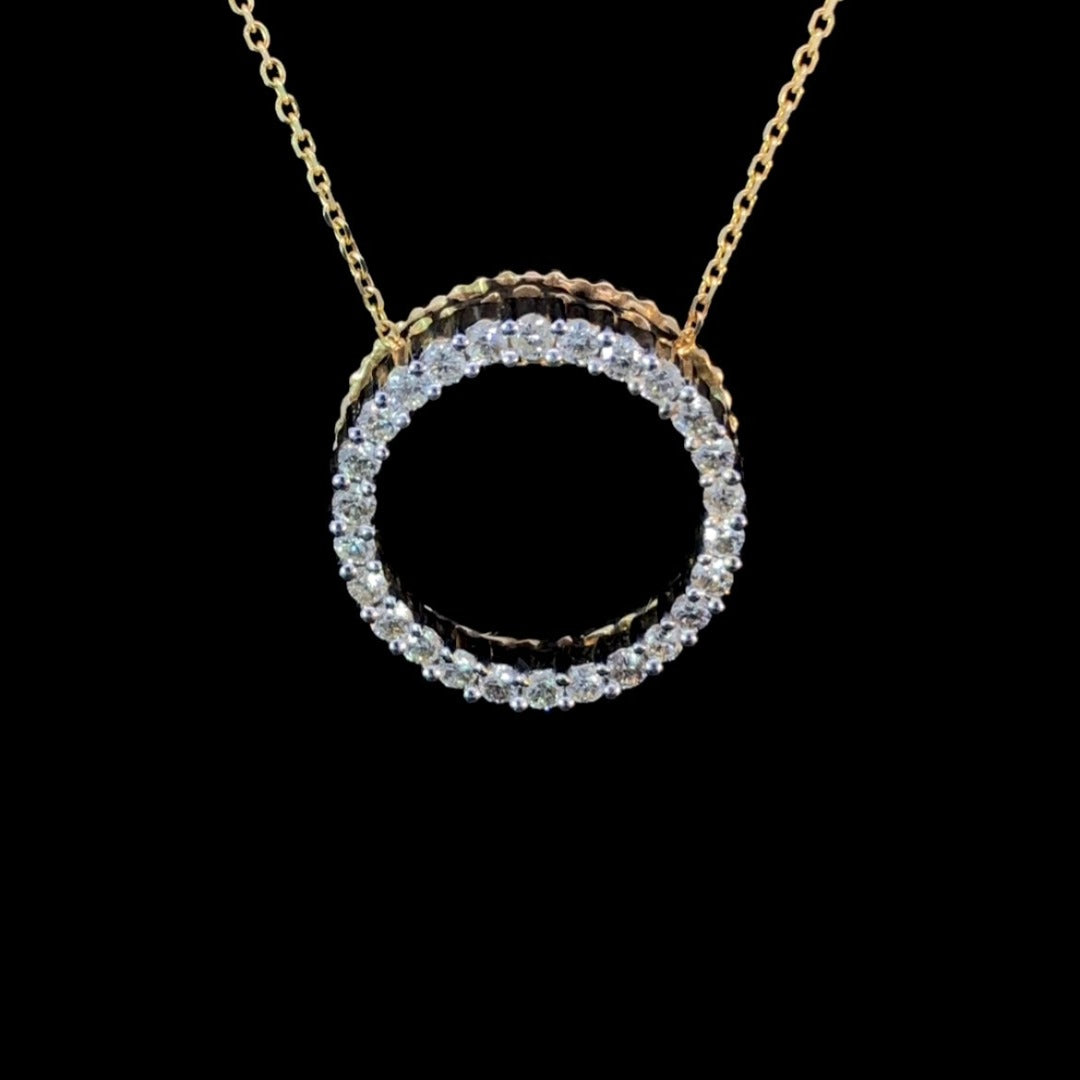 1.00 ctw diamond pendant