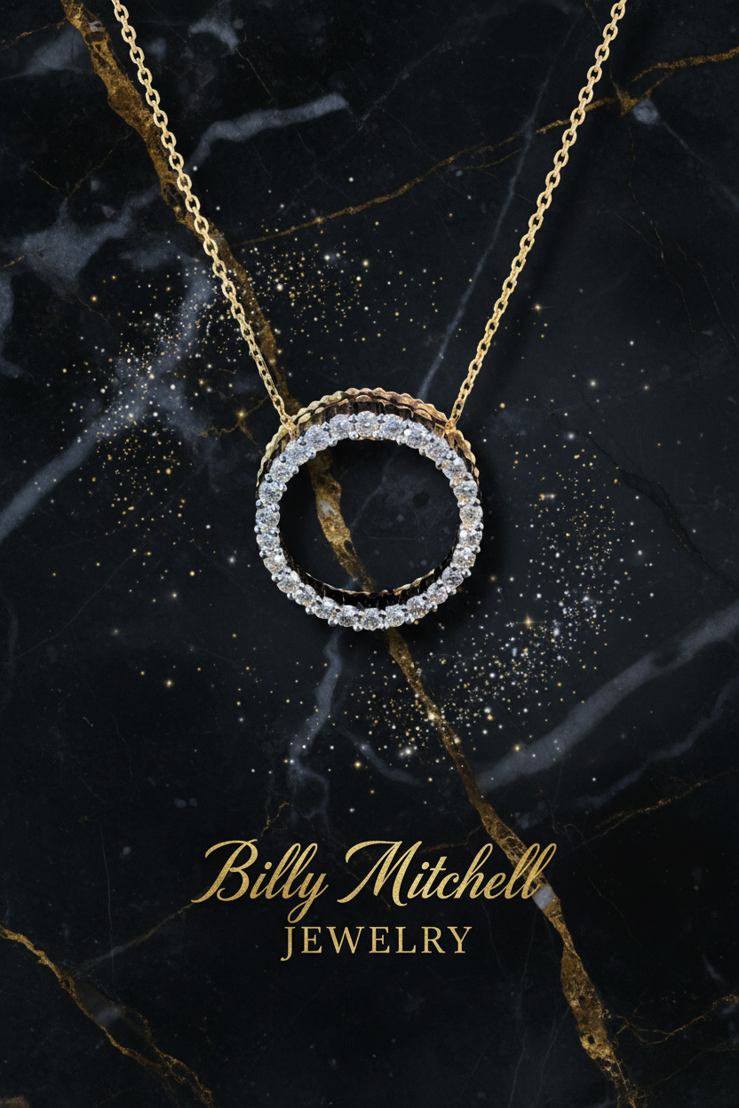 127321 - 1.00 ctw diamond pendant