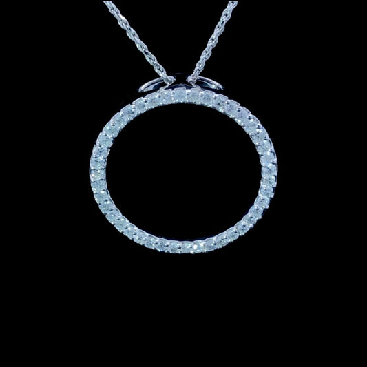 1.00 ctw diamond pendant