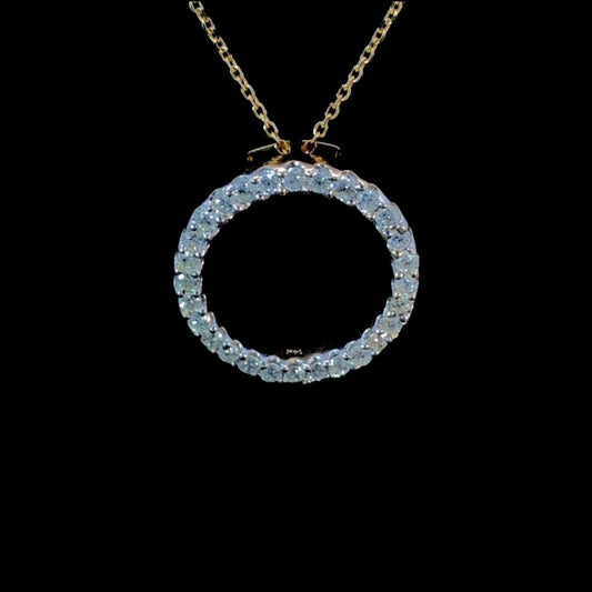 1.00 ctw diamond pendant