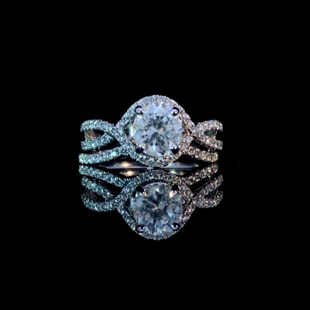 160760 - 1.61 ctw diamond ring