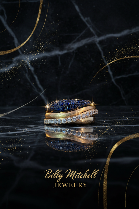 160456 - 1.22 ctw Sapphire and diamond ring