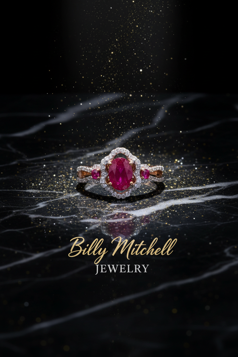 158793 - Ruby and diamond ring