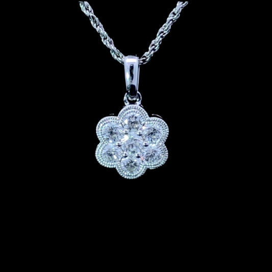 153486 - .47 ctw diamond pendant