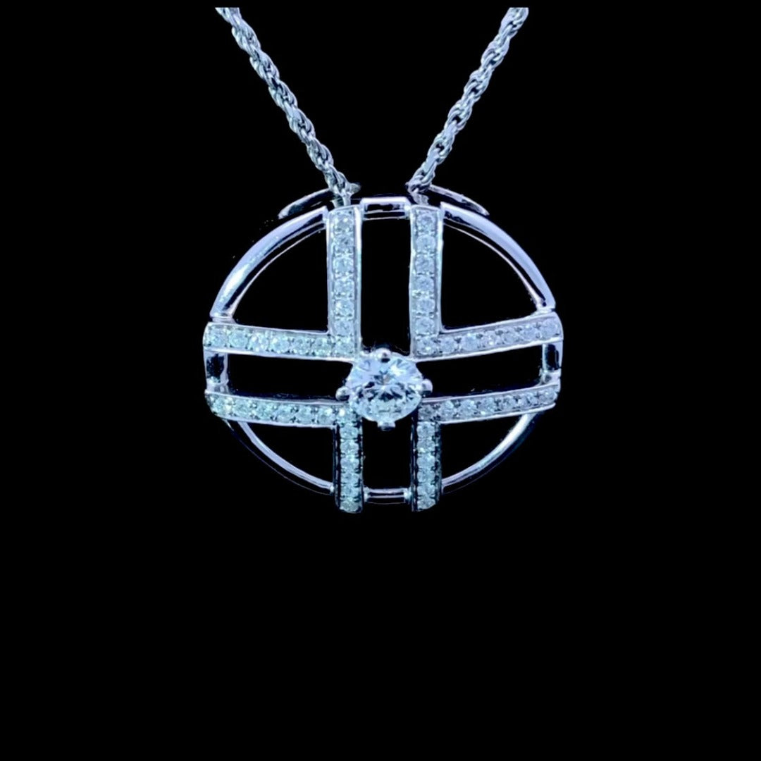 140436 - .62 ctw diamond pendant