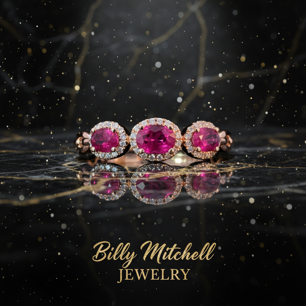 152406 - .72 ctw ruby and diamond ring