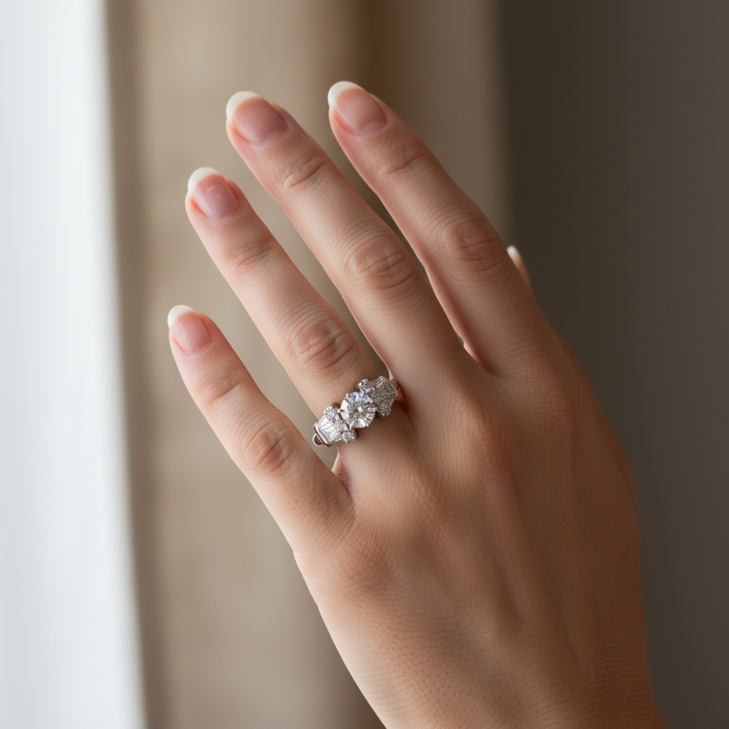 112720 - .75 ctw round diamond ring