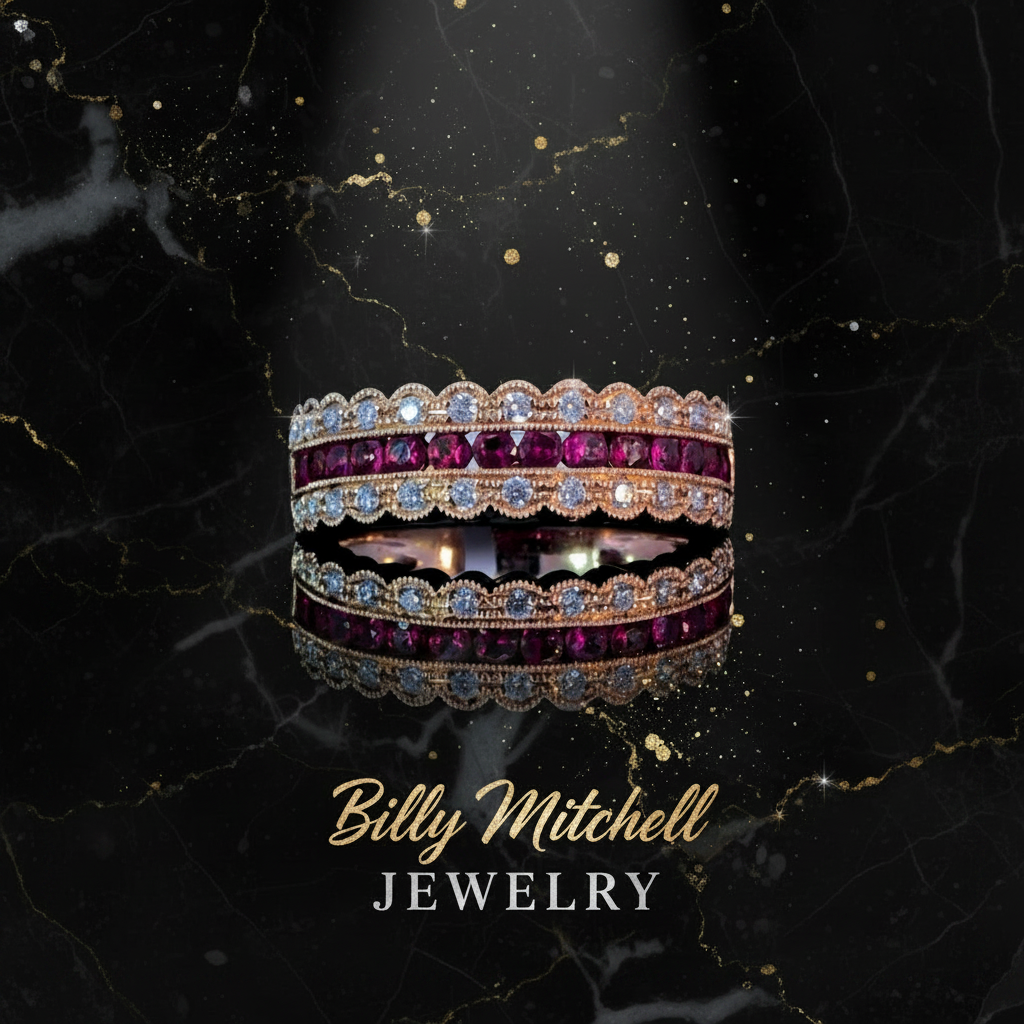157686 - .81 ctw ruby and diamond ring