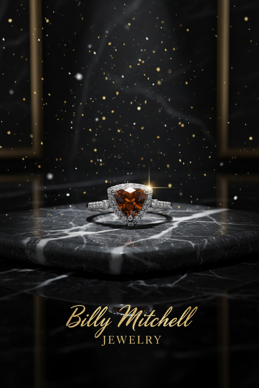 137582 - Citrine and diamond ring