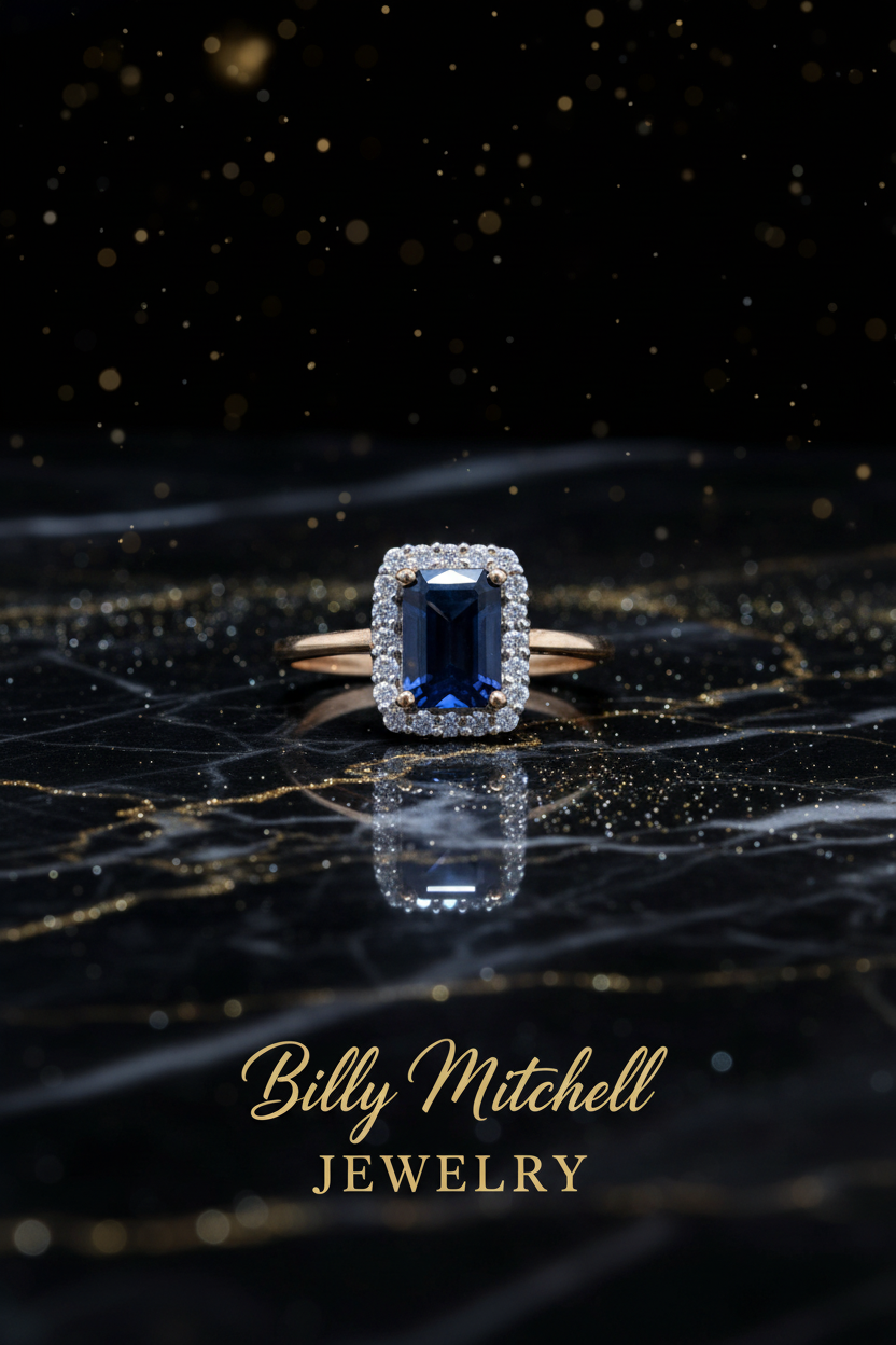 159932 - 1.20 ctw Sapphire and diamond ring