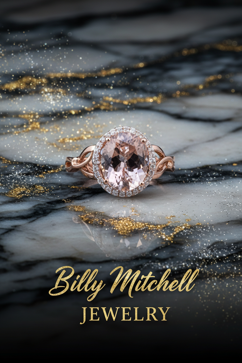 155545 - 2.44 ctw morganite and diamond ring