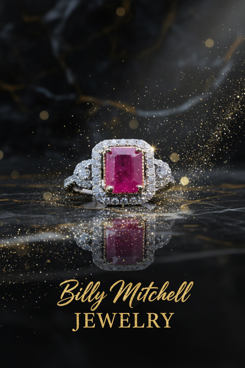 161660 - 2.29 ctw diamond and ruby ring